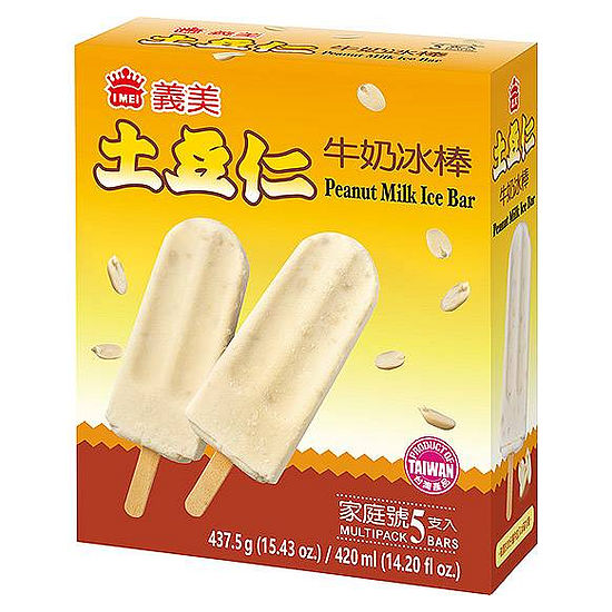 義美土豆仁牛奶冰棒 87.5g*5入