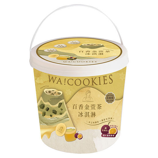 WA!COOKIES百香金萱茶冰淇淋 600g