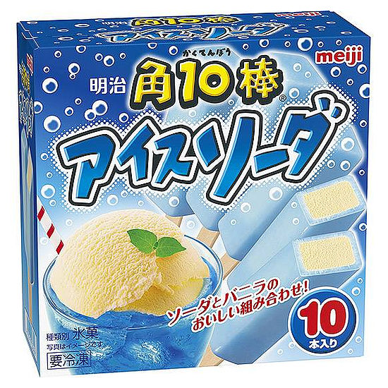 明治角十棒-蘇打冰棒 42g*10入