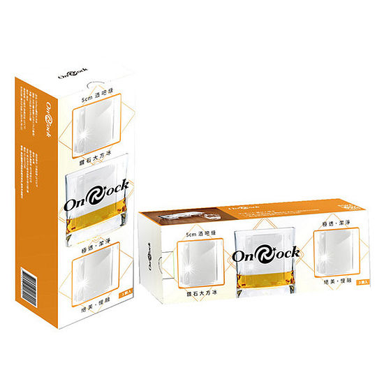 OnRock鑽石大方冰 方形3顆(118g*3入)