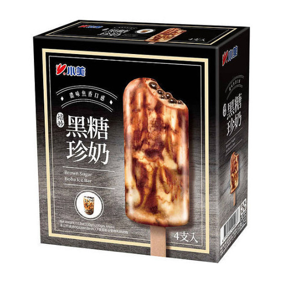 小美黑糖珍奶雪糕 80g*4入