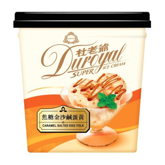 杜老爺超級冰淇淋-焦糖金沙鹹蛋黃口味 600g