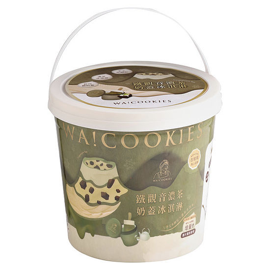 WA!COOKIES鐵觀音濃茶奶蓋冰淇淋 530g
