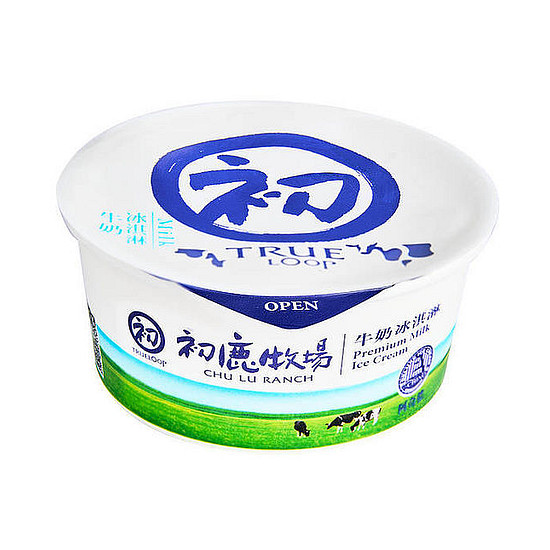 阿奇儂x初鹿牧場-牛奶冰淇淋 85g*6入