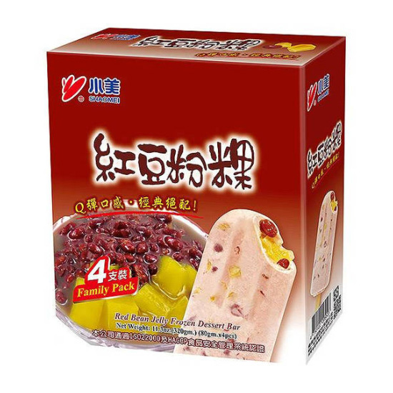 小美紅豆粉粿冰棒 80gx4入