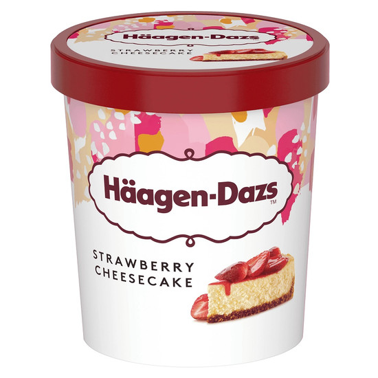 Haagen-Dazs冰淇淋-草莓起司蛋糕 473ml