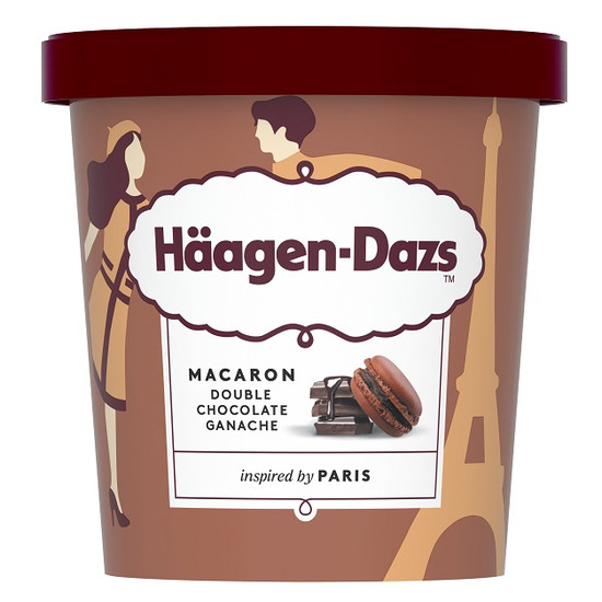 哈根達斯巧克力甘納許馬卡龍冰淇淋 420ml