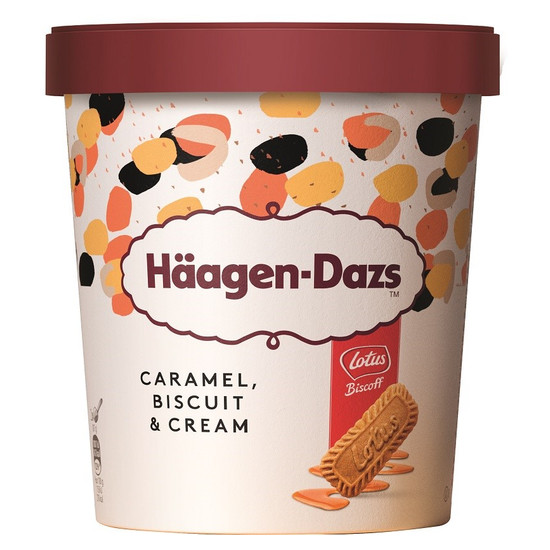 Haagen-Dazs焦糖奶油脆餅冰淇淋 473ml