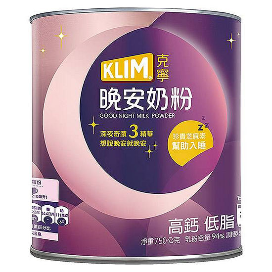 克寧晚安奶粉 750g