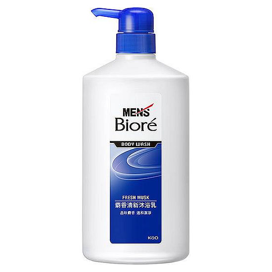 MENS Biore麝香清新沐浴乳 750ml