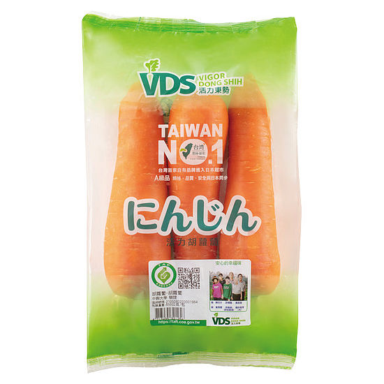 ＶＤＳ活力胡蘿蔔＿產銷履歷 約650g