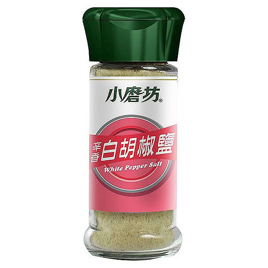 小磨坊罐裝系列辛香白胡椒鹽 40g