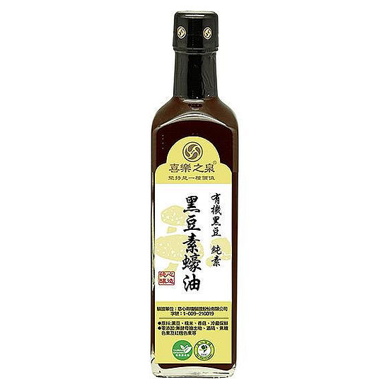 喜樂之泉有機黑豆素蠔油(香菇) 500ml