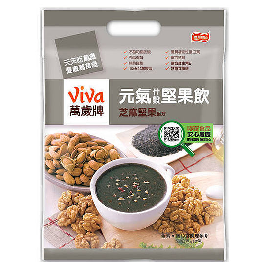 萬歲牌元氣什穀堅果飲-芝麻堅果配方 28gx12包