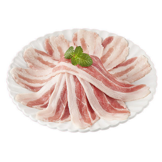 豬五花火鍋／薄切肉片  約180g(每100g 48元/重量約±50%/請款金額依實際重量為準)