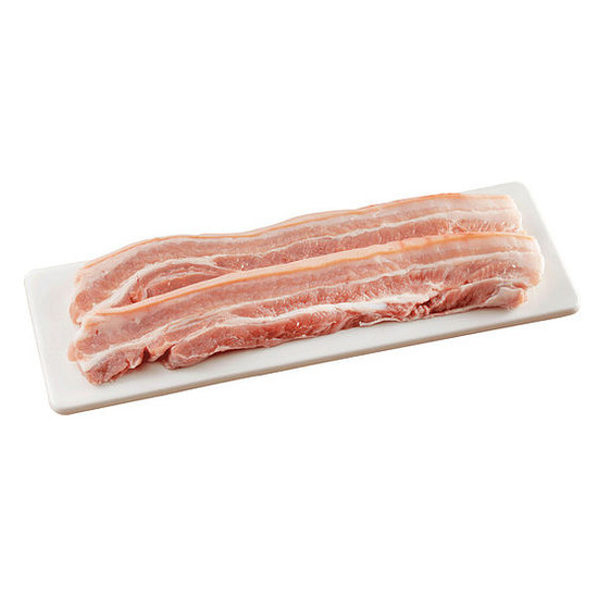 豬五花肉條（帶皮）  約350g(每100g 43元/重量約±50%/請款金額依實際重量為準)