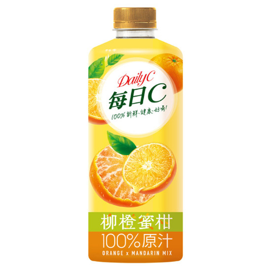 每日C100%柳橙蜜柑綜合果汁 1300ml