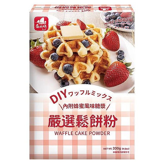 南北坊DIY嚴選鬆餅粉 330g(鬆餅粉300g+蜂蜜糖漿30g)