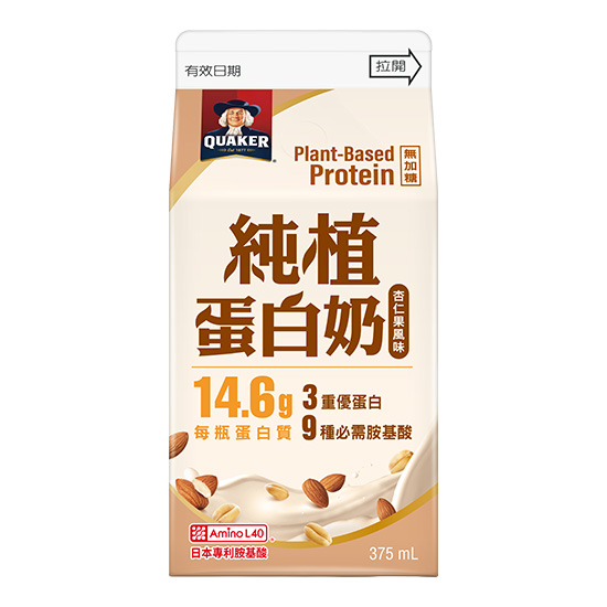 桂格純植蛋白奶杏仁果風味 375ml