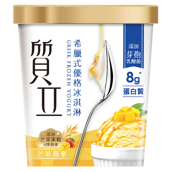 質立希臘式優格冰淇淋-芒果燕麥 200g