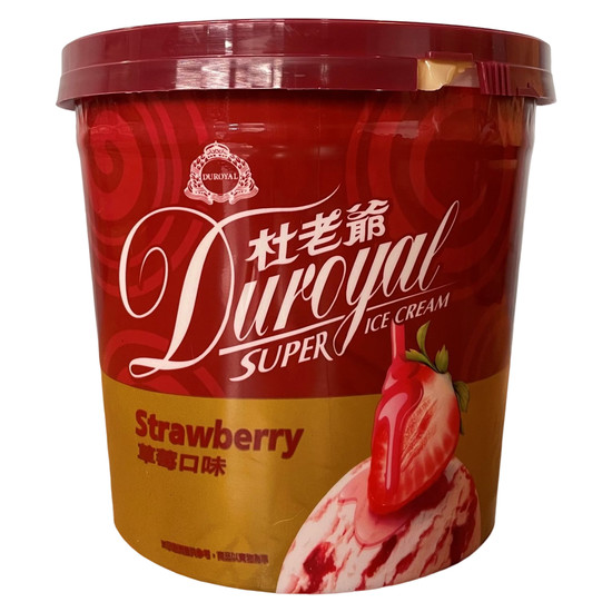 杜老爺超級冰淇淋-草莓口味 672g