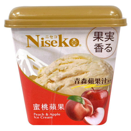 Niseko新雪口蜜桃蘋果冰淇淋 640g