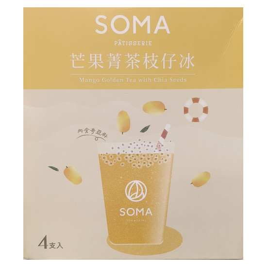 SOMA芒果菁茶枝仔冰 320g(4支入)