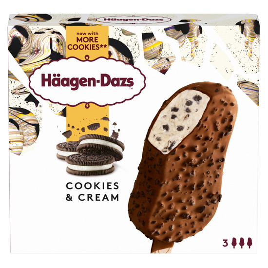 Haagen-Dazs淇淋巧酥雪糕三入組 240ml