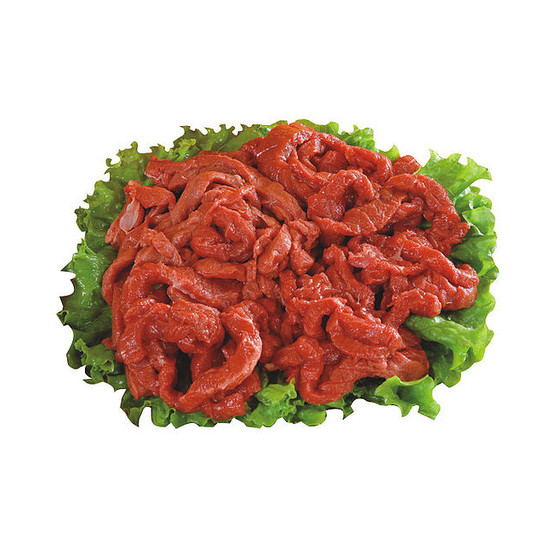 澳洲牛嫩腿心炒肉絲  約150g(每100g 67元/重量約±50%/請款金額依實際重量為準)