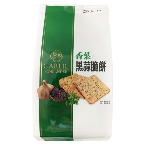 饗樂吧香菜黑蒜脆餅 120g