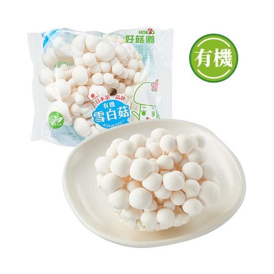 有機雪白菇（好菇道） 約100g