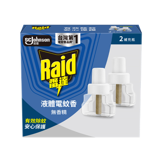 雷達薄型液體電蚊香補充瓶-無臭無味 41mlx2入