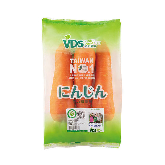 ＶＤＳ活力胡蘿蔔＿產銷履歷 約650g