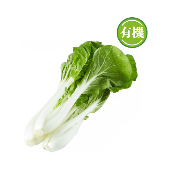 有機黑葉白菜 約250g