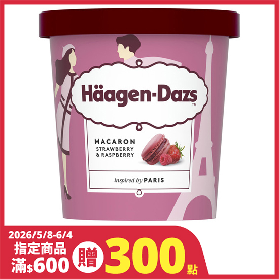 哈根達斯草莓覆盆子馬卡龍冰淇淋 420ml