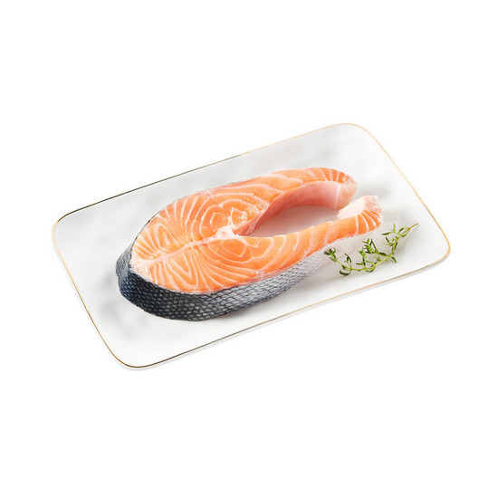 冷藏鮭魚輪切（挪威）  約200g(每100g 61元/重量約±50%/請款金額依實際重量為準)