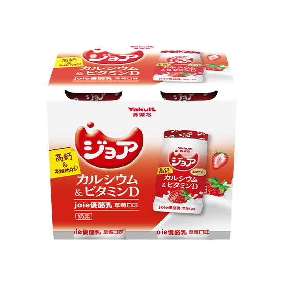 養樂多joie優酪乳-草莓口味 125ml*4入
