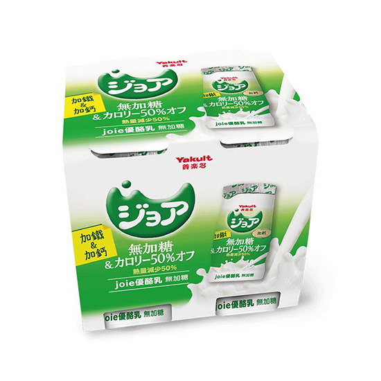 養樂多joie優酪乳-無加糖 125ml*4入