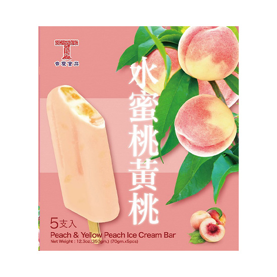 台塑水蜜桃黃桃雪糕 70g*5入