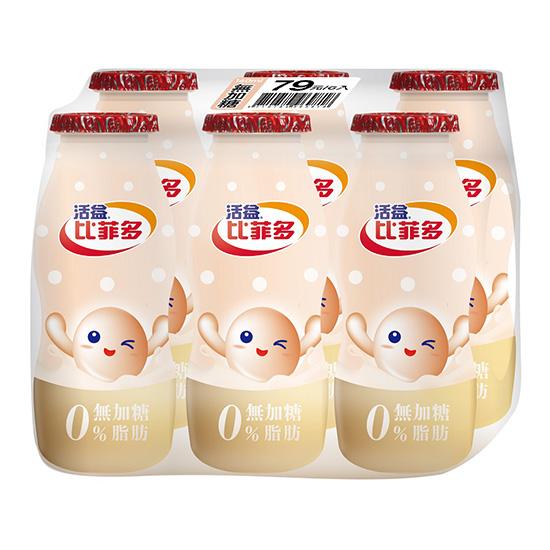 活益比菲多稀釋活性發酵乳-原味無加糖 160ml*6入