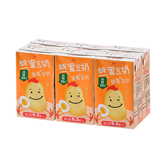 統一蜜豆奶營養+豆奶 250ml*6入