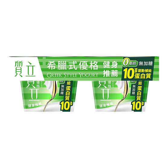 質立蛋白PLUS希臘式優格-0脂肪無加糖 150g*2入