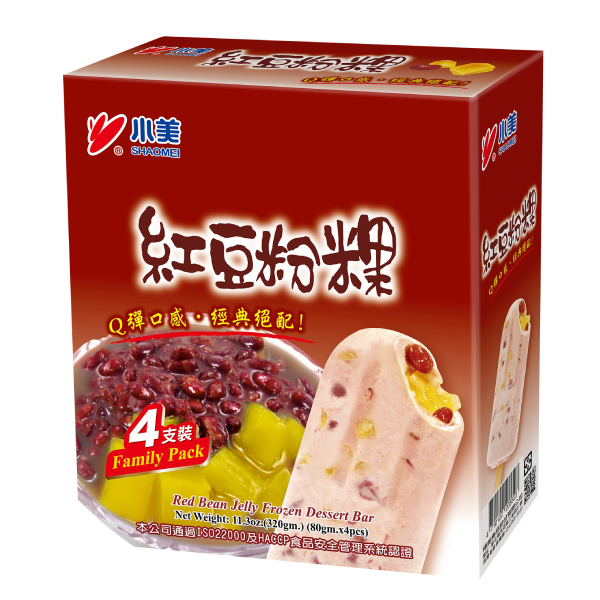 【分批取】小美紅豆粉粿冰棒 80g*4入