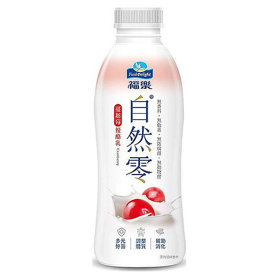 福樂自然零蔓越莓優酪乳 920ml