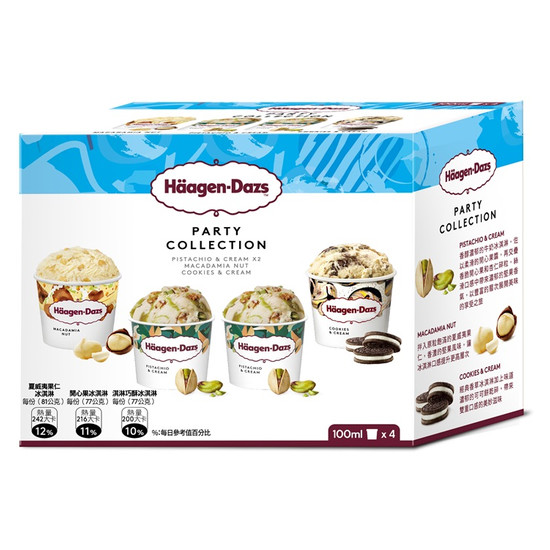 Haagen-Dazs派對迷你杯四入組 400ml