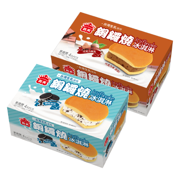 【分批取】義美銅鑼燒冰淇淋 (2種口味/任選1件)