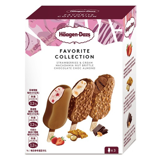 Haagen-Dazs最愛雪糕三入組 240ml