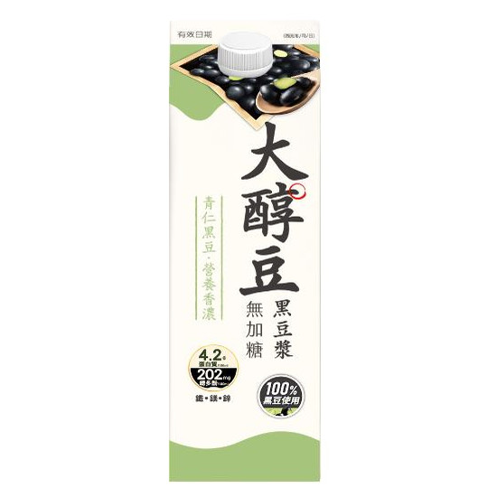 大醇豆無加糖黑豆漿 936ml