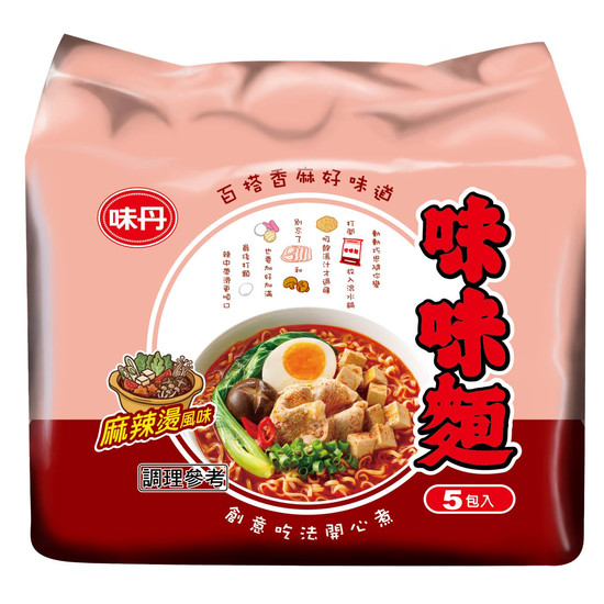 味味麵麻辣燙湯麵 80g*5入