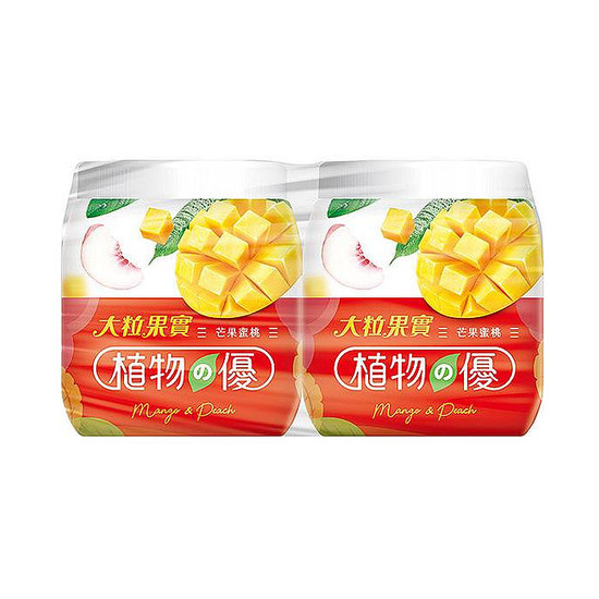  植物的優芒果蜜桃優格 200g*2入